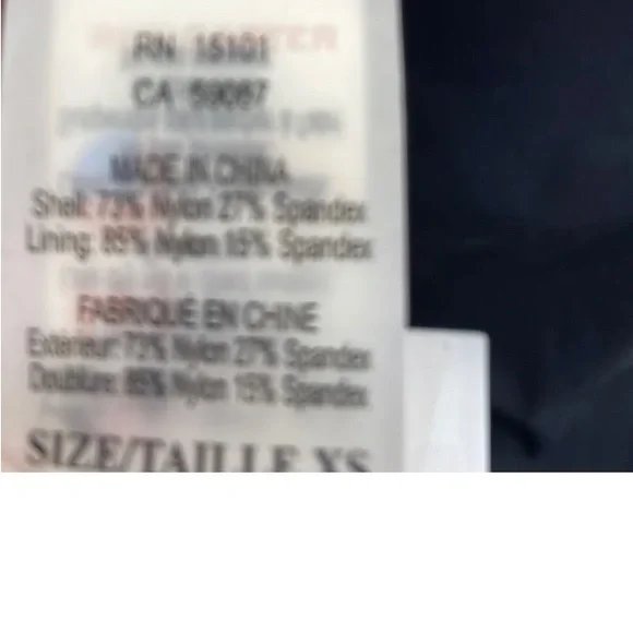 Red Carter . one piece swimsuit. sz XS splice & dice 80’s style high hip. black - Picture 9 of 11